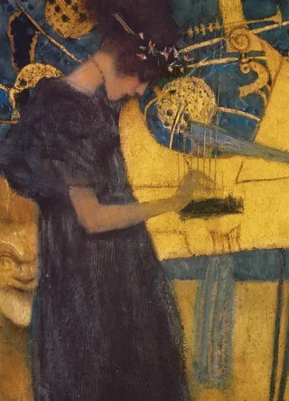 Puzzle Gustav Klimt : La musique - 1000 pièces de Eurographics – boîte 1 sur 2