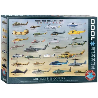 Puzzle Hélicoptères Militaires - 1000 pièces von Eurographics – Schachtel 2 von 2