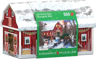 Puzzle Holiday Farm Tin - 500 à 999 pièces de Eurographics – boîte 1 sur 2