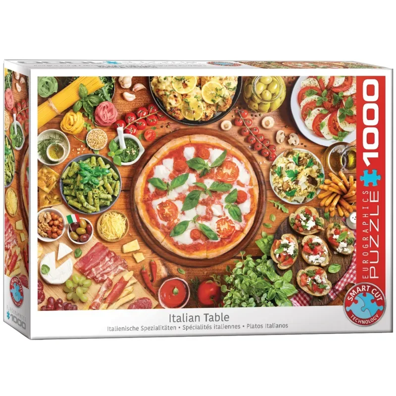 Puzzle Italian Table - 1000 pièces van Eurographics – doos 2 van 2