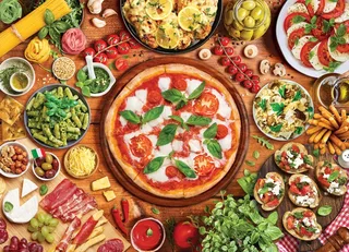 Puzzle Italian Table - 1000 pièces van Eurographics – doos 1 van 2