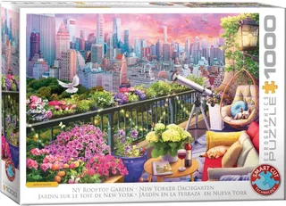 Puzzle Jardin sur le Toit de New-York - 1000 pièces de Eurographics – boîte 2 sur 2