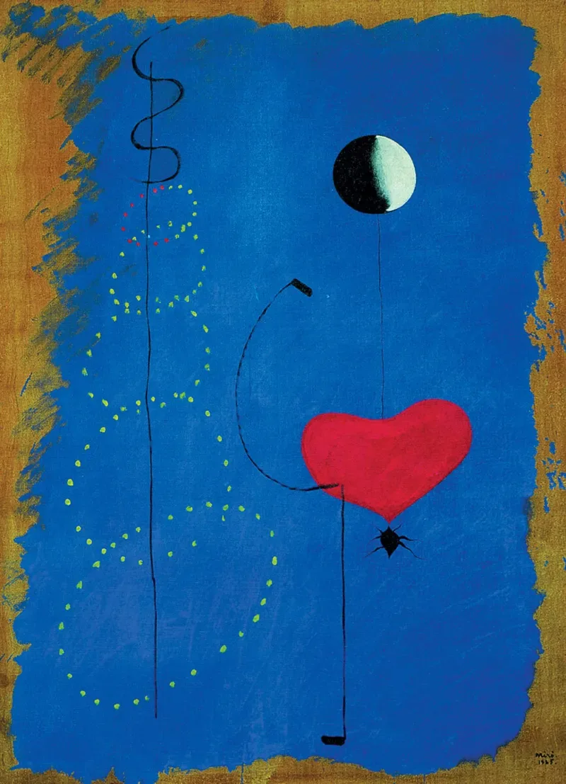 Puzzle Joan Miro - Ballerina II - 1000 pièces van Eurographics – doos