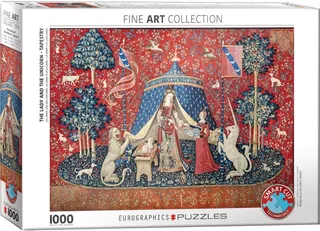 Puzzle La Dame et la Licorne - 1000 pièces from Eurographics – box 2 of 2