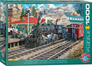 Puzzle La Vieille Gare - 1000 pièces van Eurographics – doos 2 van 2