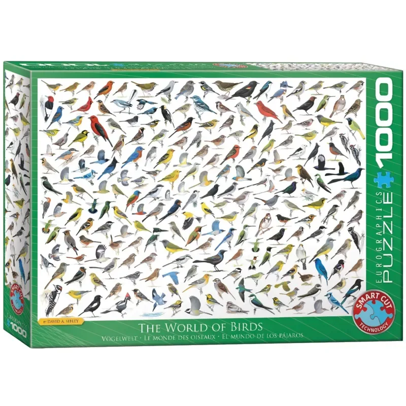 Puzzle Le Monde des Oiseaux - 1000 pièces from Eurographics – box 2 of 2