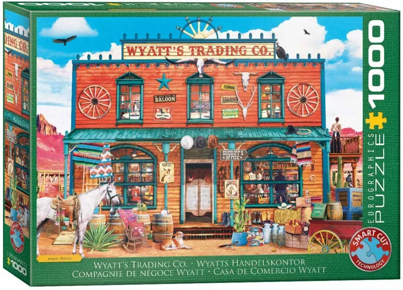 Puzzle Magasin Général Western - 1000 pièces van Eurographics – doos 2 van 2