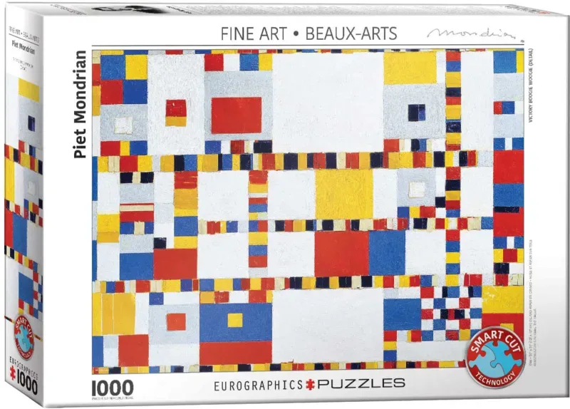 Puzzle Mondrian - Boogie Victoire Woogie - 1000 pièces from Eurographics – box 2 of 2