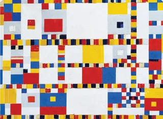 Puzzle Mondrian - Boogie Victoire Woogie - 1000 pièces from Eurographics – box 1 of 2