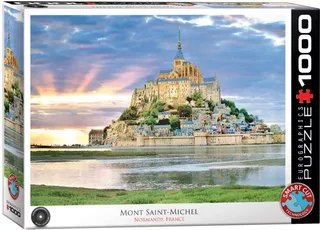 Puzzle Mont St. Michel, France - 1000 pièces van Eurographics – doos 2 van 2