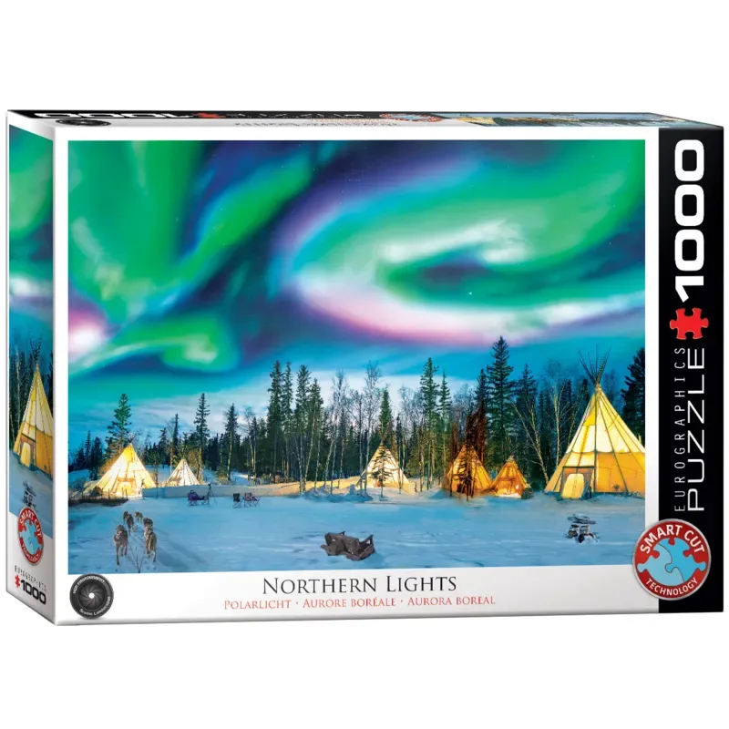 Puzzle Northern Lights - Yellowknife - 1000 pièces from Eurographics – box 2 of 2