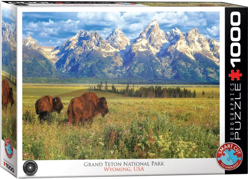 Puzzle Parc National Grand Teton - 1000 pièces de Eurographics – boîte 2 sur 2