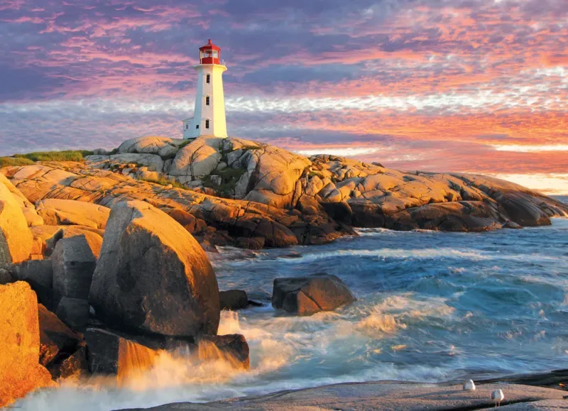 Puzzle Peggy's Cove Lighthouse - 1000 pièces de Eurographics – boîte
