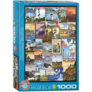 Puzzle Phares - 1000 pièces van Eurographics – doos 2 van 2
