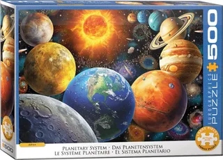 Puzzle Pièces XXL - Le Systéme Planétaire - 500 à 999 pièces fra Eurographics – æske 2 af 2