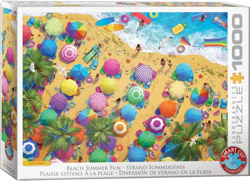 Puzzle Plaisir estival à la plage - 1000 pièces von Eurographics – Schachtel 2 von 2