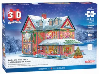 Puzzle Puzzle 3D - Maison de Noel - 1000 pièces fra Eurographics – æske 2 af 2
