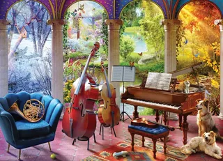 Puzzle Quatre Saisons - 1000 pièces from Eurographics – box 1 of 2