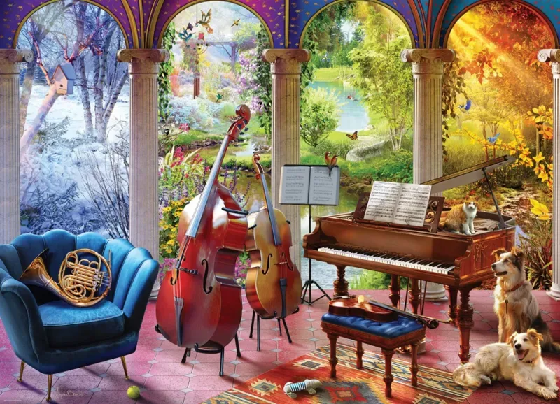 Puzzle Quatre Saisons - 1000 pièces de Eurographics – boîte
