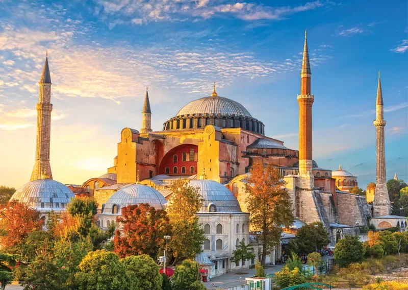 Puzzle Sainte-Sophie, Istanbul - 1000 pièces van Eurographics – doos 1 van 2