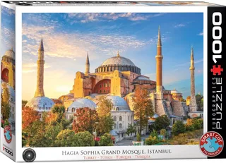 Puzzle Sainte-Sophie, Istanbul - 1000 pièces van Eurographics – doos 2 van 2