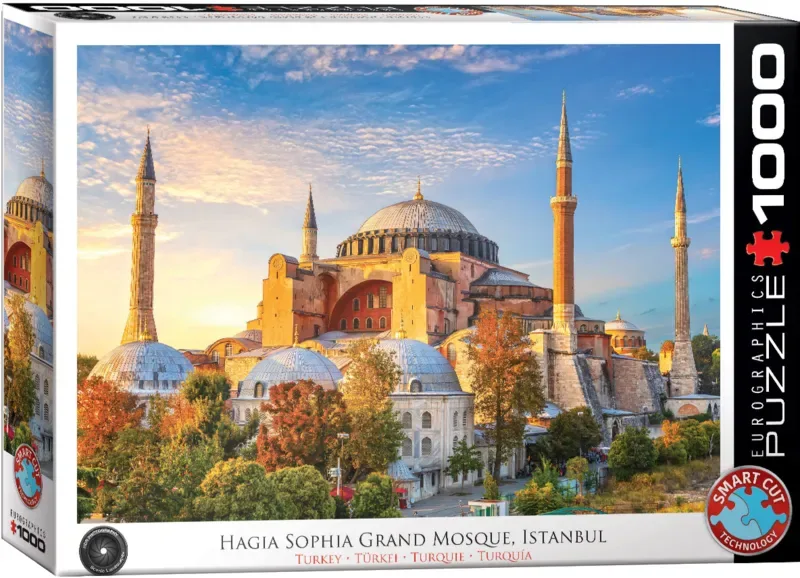 Puzzle Sainte-Sophie, Istanbul - 1000 pièces van Eurographics – doos 2 van 2