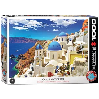 Puzzle Santorin - 1000 pièces van Eurographics – doos 2 van 2