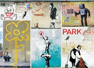 Puzzle Street Art - Banksy - 1000 pièces de Eurographics – boîte 1 sur 2