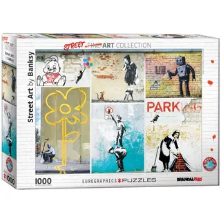 Puzzle Street Art - Banksy - 1000 pièces de Eurographics – boîte 2 sur 2