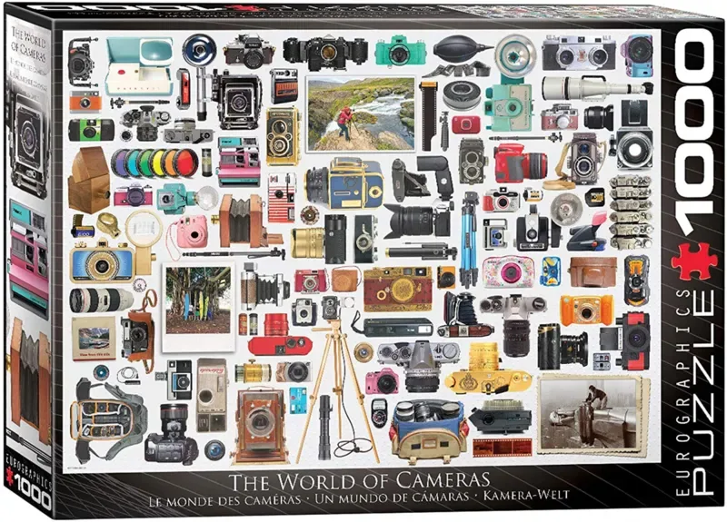 Puzzle World of Cameras - 1000 pièces van Eurographics – doos 2 van 2