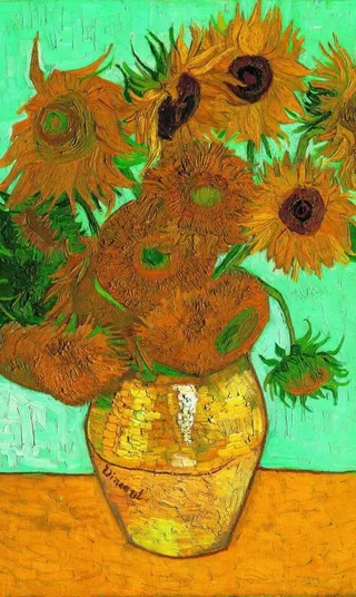 Vaas met Twaalf Zonnenbloemen - Vincent Van Gogh - 1000 stukjes 48×68cm (b×h) - Fine Art Legpuzzel de Eurographics, édition Multicolore – boîte 1 sur 2