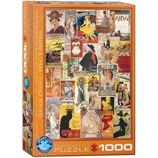 Vintage Theater- en Operaposters [Theatre & Opera Vintage Posters] - 1000 stukjes 48×68cm (b×h) - Legpuzzel from Eurographics, Multicolour edition – box 2 of 2