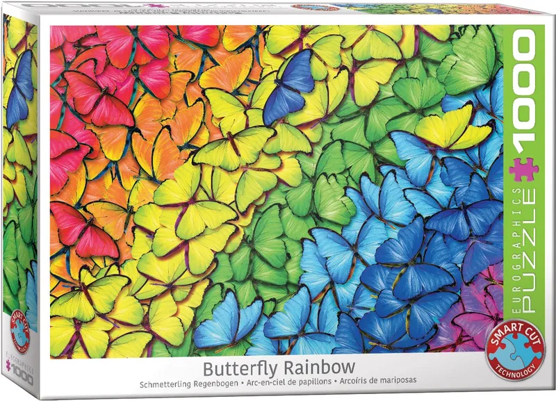 Vlinder Regenboog (1000). from Eurographics, Multicolour edition – box