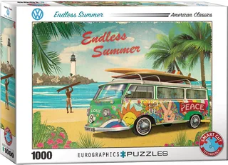 Volkswagen - VW - 1000 stukjes 68×48cm (b×h) - Legpuzzel from Eurographics, Endless Summer edition – box 1 of 2