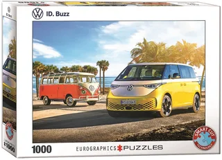 & Volkswagen - VW ID Buzz - 1000 stukjes 68×48cm (b×h) - Legpuzzel de Eurographics, édition Multicolore – boîte 1 sur 2