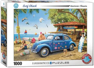 VW Surf Shack - 1000 stukjes 68x48cm (lxb) - Legpuzzel from Eurographics, Multicolour edition – box 2 of 2