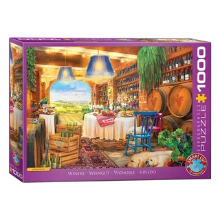 Wijnerij [Winery] - Artbeat Studio - 1000 stukjes 68×48cm (b×h) - Legpuzzel de Eurographics, édition Multicolore – boîte 1 sur 2