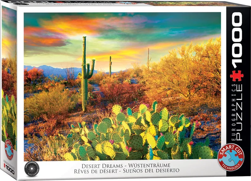 Woestijndromen [Desert Dreams] - 1000 stukjes 68×48cm (b×h) - Legpuzzel från Eurographics, utgåva Flerfärgad – kartong