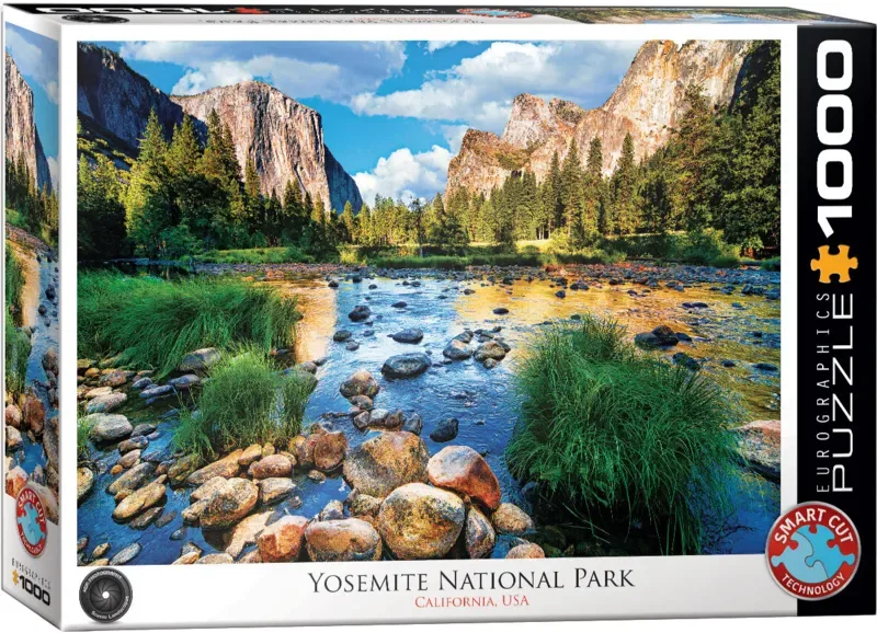 Yosemite National Park [Yosemite National Park] - 1000 stukjes 68×48cm (b×h) - Legpuzzel de Eurographics, édition Multicolore – boîte 2 sur 2