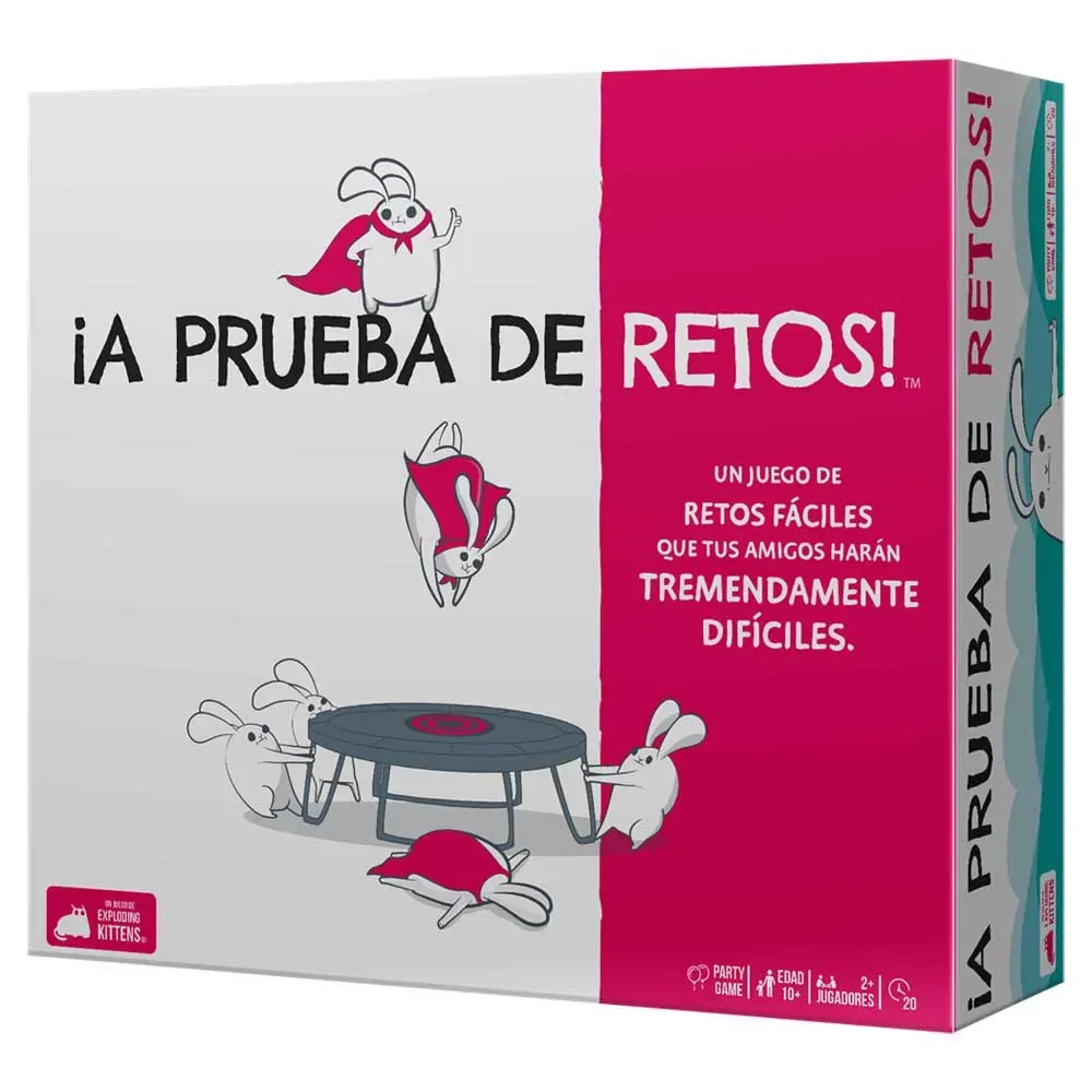 Jeu De Société ¡a Prueba De Retos! de Exploding Kittens – boîte
