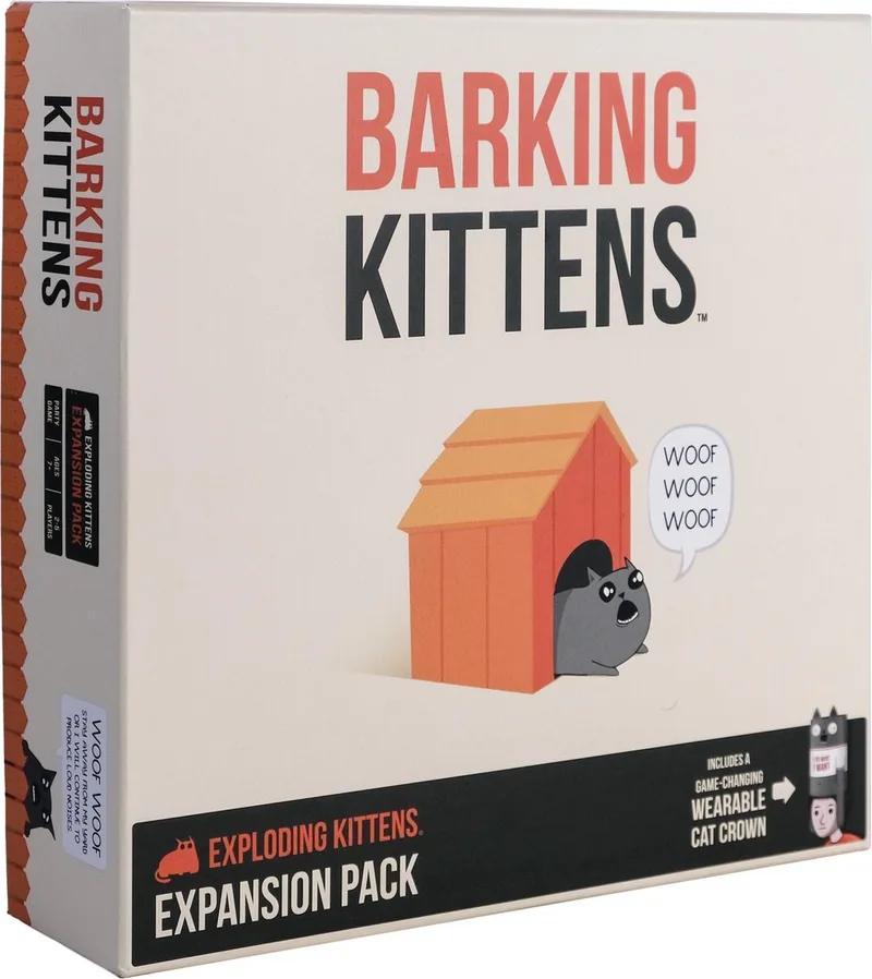 Barking Kittens Uitbreiding - Engelstalig Kaartspel from Exploding Kittens – box