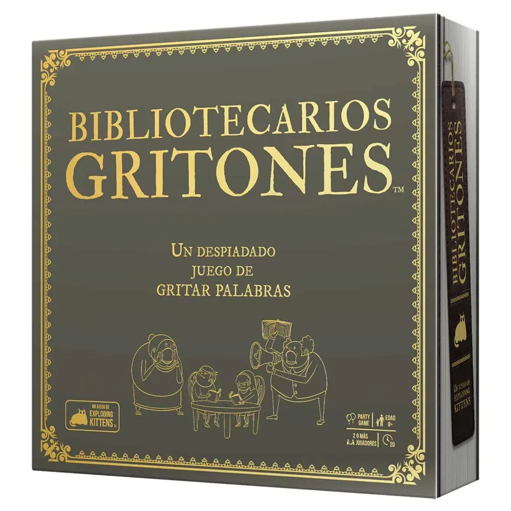 Bibliotecarios Gritones från Exploding Kittens – kartong