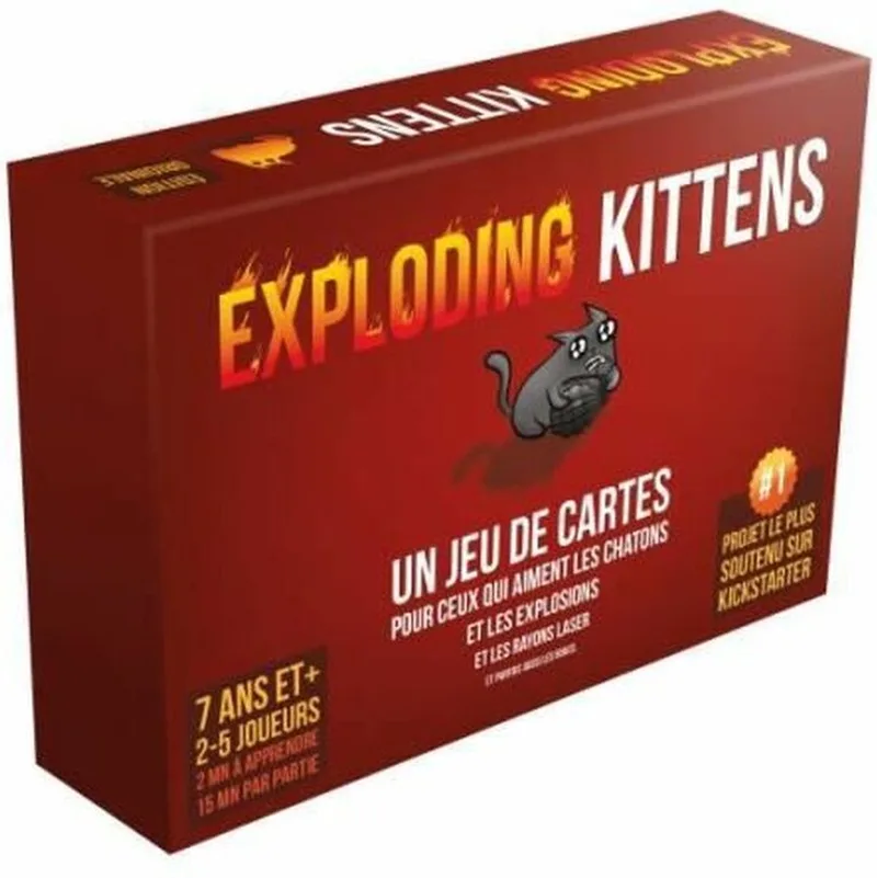 Bordspel Asmodee Exploding Kittens (FR) de Exploding Kittens – boîte