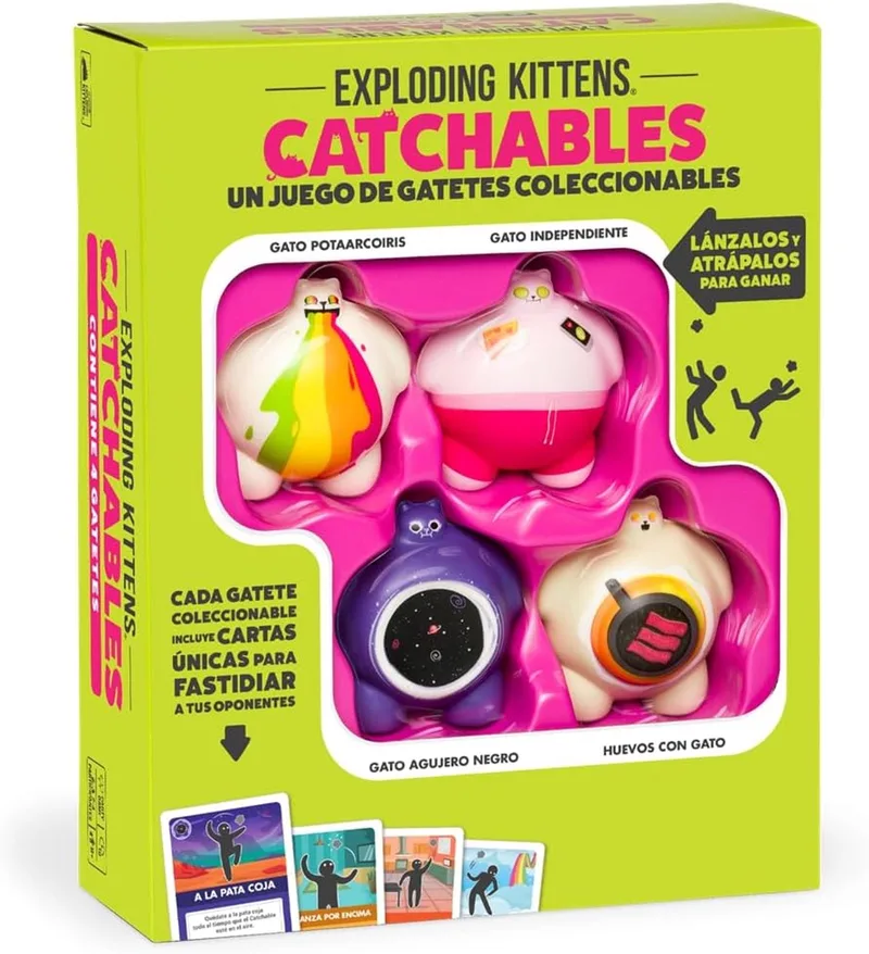 Catchables: Actie Kaartspel voor 2-4 Spelers (8+) fra Exploding Kittens – æske