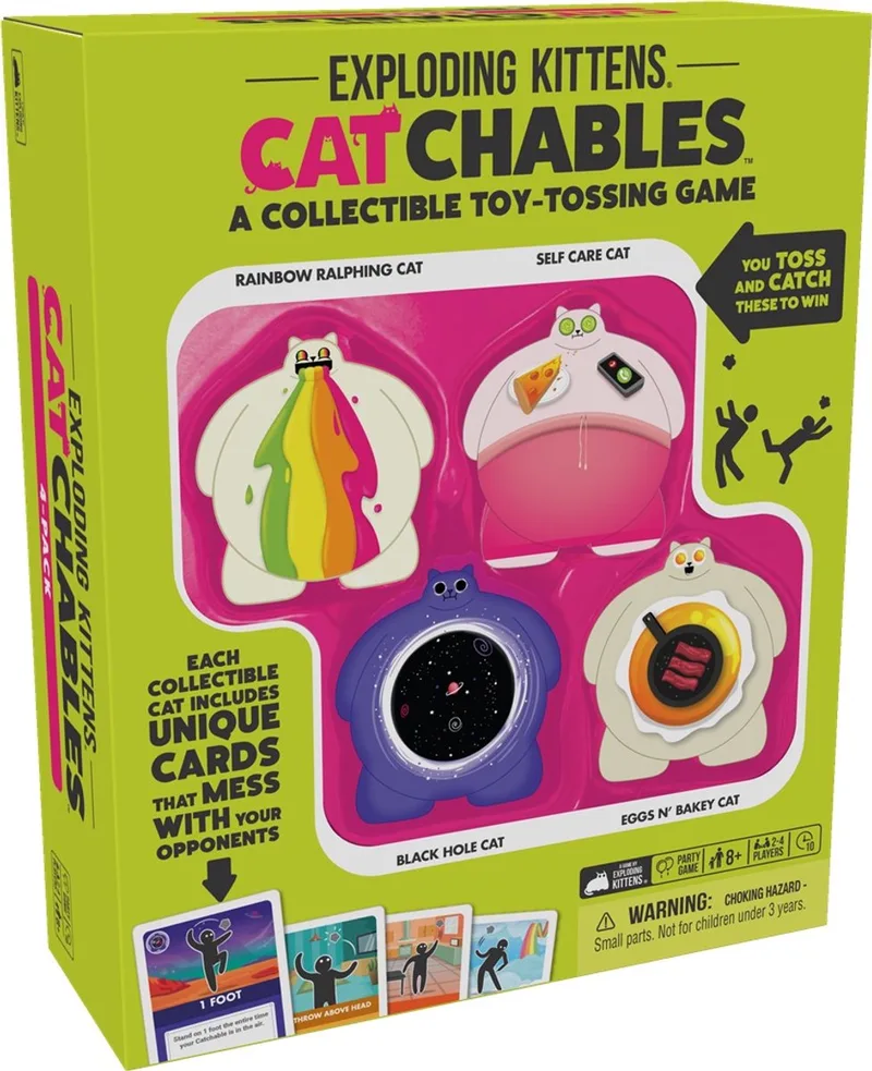 Catchables Core Set - Vangspel voor kinderen. von Exploding Kittens – Schachtel