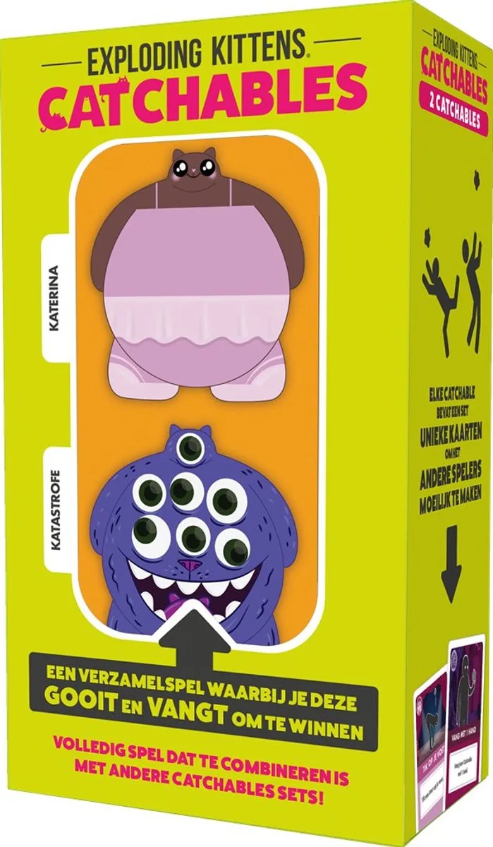 Catchables Katastrofe & Katerina - Uitbreiding - Kaartspel from Exploding Kittens – box