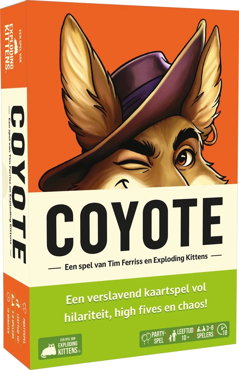 Coyote - Kaartspel - Coöperatief & Competitief - Van Exploding Kittens from Exploding Kittens – box