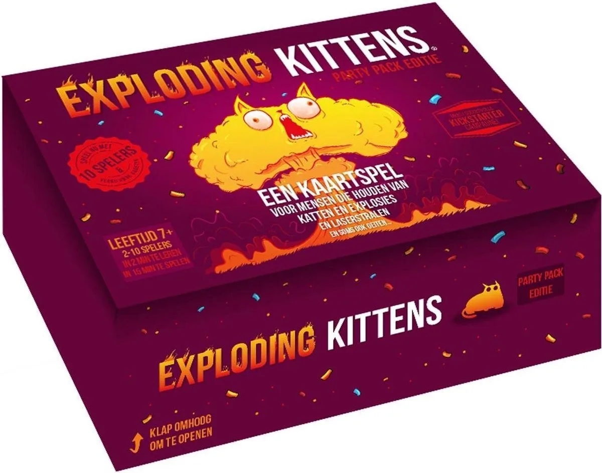 Exploding Kittens - Party Pack Editie from Exploding Kittens – box