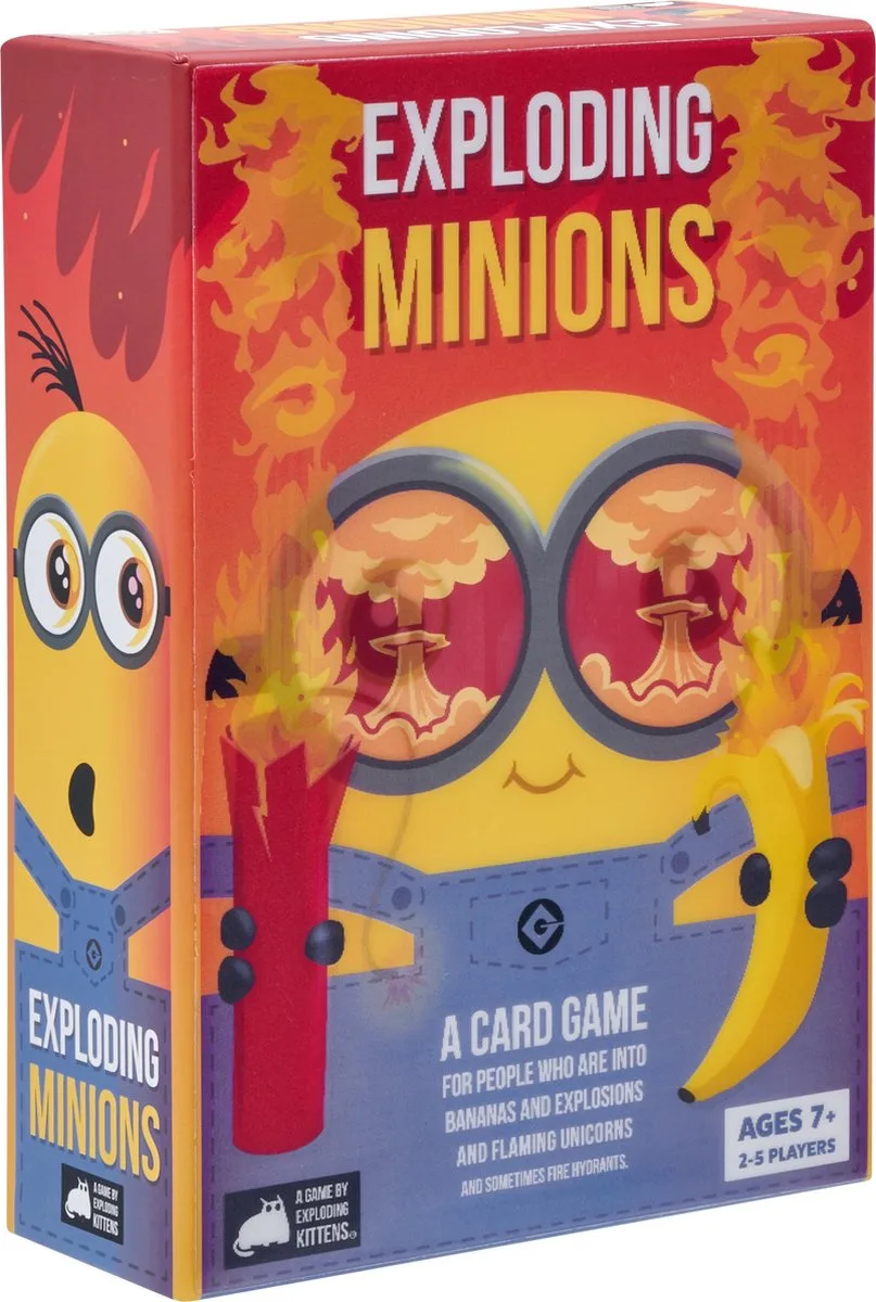Exploding Minions - Engelstalig Kaartspel von Exploding Kittens – Schachtel