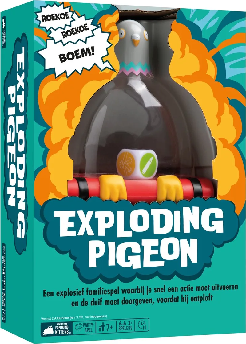 Exploding Pigeon - 3+ Spelers de Exploding Kittens – boîte